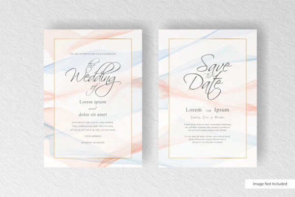 Download Abstract Wedding Invitation Frame Design - Premium Bundle