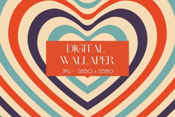 Download Groovy Heart Background - Heart background Collection