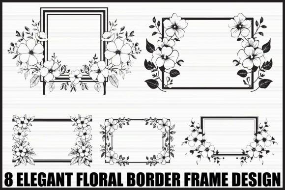 Download Elegant Floral Frame Bundle - Bundle Collection
