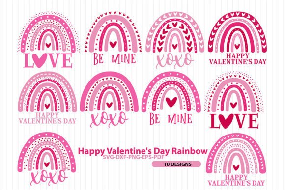 Download Happy Valentine's Day Rainbow Bundle - Bundle Collection