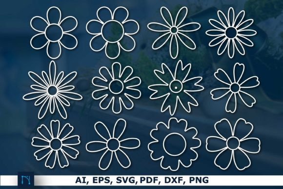 Download Daisy Flower SVG Bundle for Cricut - Bundle Collection