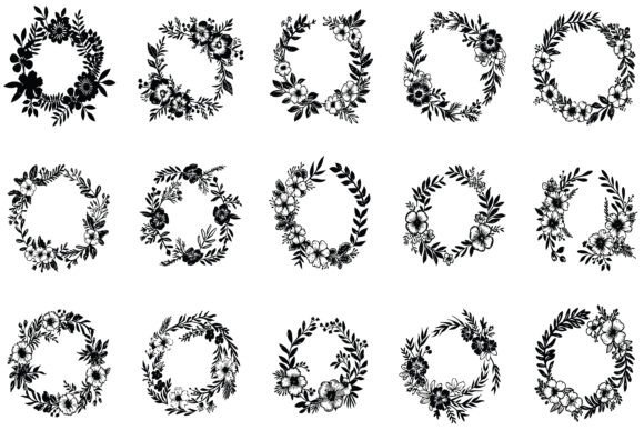 Download Elegant Floral Ornamental Frame Bundle - Bundle Collection