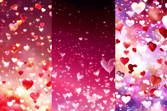 Download Romantic Animated Heart Background - Heart background Collection