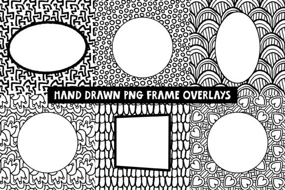 Download Hand Drawn PNG Frame Overlays Bundle - Bundle Collection