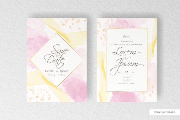 Download Abstract Wedding Invitation Frame Design - Premium Bundle